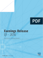 Q1 2016 Earnings Release