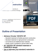 Standards For Specifying Construction of Airports: FAA Standard Materials in FAARFIELD Thickness Design