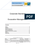 Excavation Management Corporate Standard