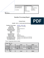 Baseline Processing Report: Session Details N12059 - DP1-1 (7:36:30 AM-9:03:45 AM) (S4) Baseline Observation