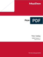 PW8 Pick-Up Header: Parts Catalog