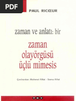 Paul Ricoeur-Zaman Ve Anlatı 1 PDF