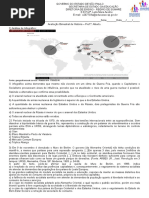 Avaliação Guerra Fria