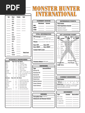 Character Sheet