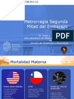 Metrorragia 2a mitad gestaci+¦n 2012
