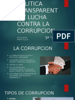 Relacion Politica Transparente y Lucha Contra La Corrupcion