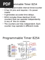 Programmable Timer 8254