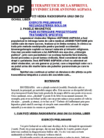 Indicatii Terapeutice de La Spiritul Marelui Vindecator Anto