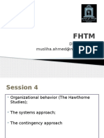 Session 4 - Organisational Behaviour