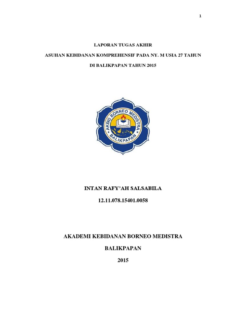 Makalah Studi Kasus Kebidanan