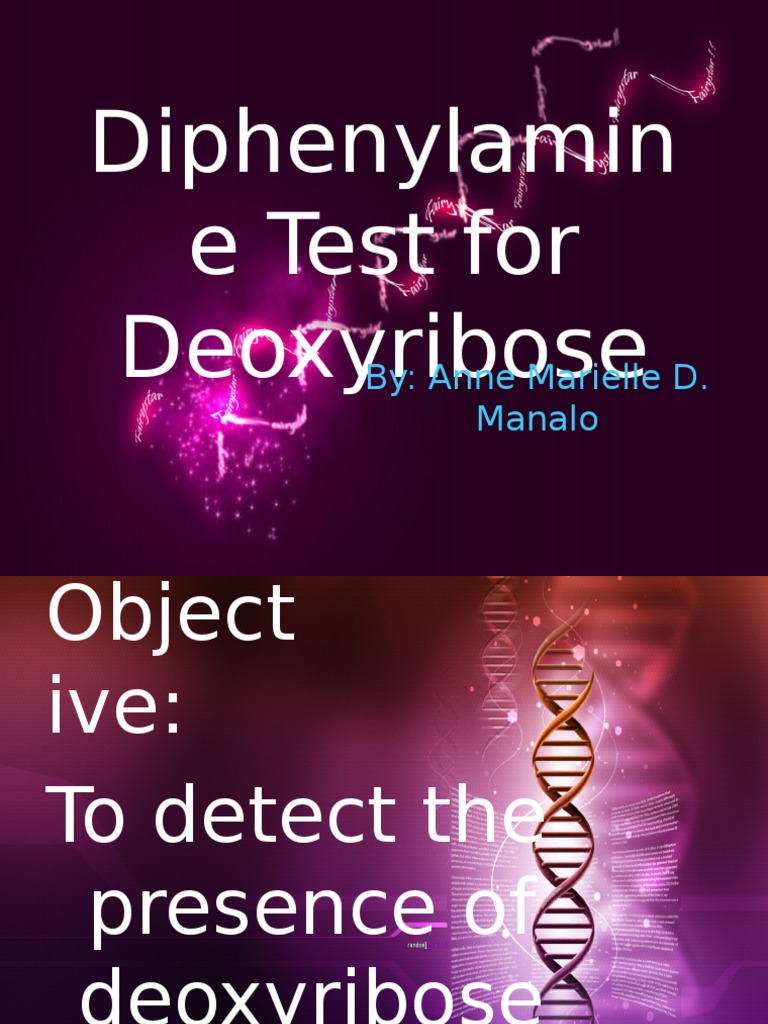 Diphenylamine Test | Histone | Dna
