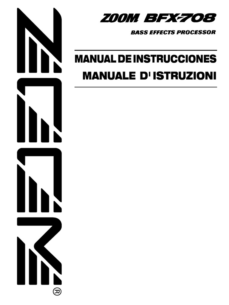 Zoom BFX708 (Spanish Manual) PDF Batería (electricidad