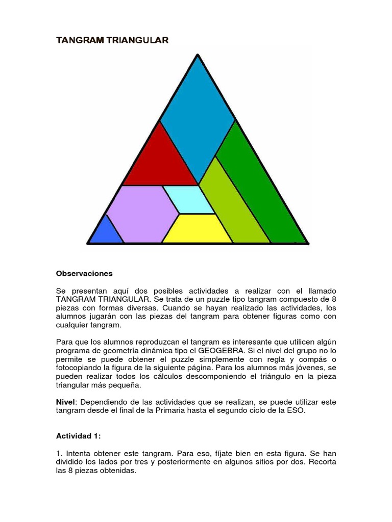 tangram triangular