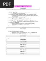 Applied Econometrics Final Study Guide