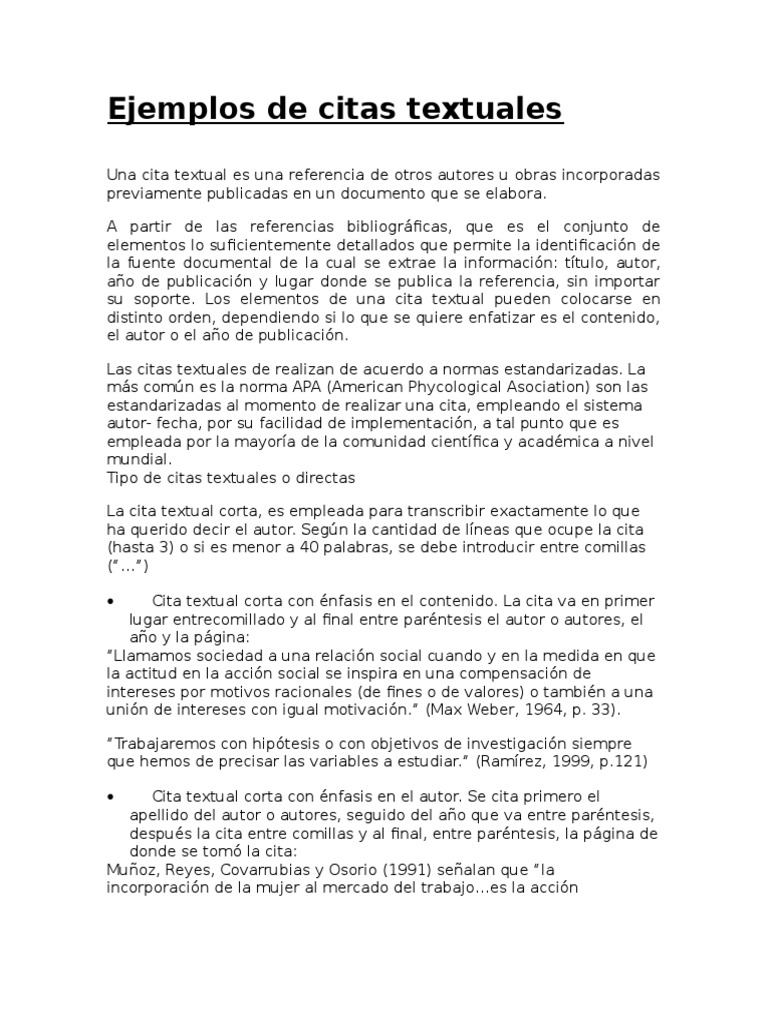 [Download 32+] 48+ Citas Textuales Ejemplos Pictures jpg