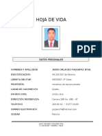 Hoja de Vida Jairo