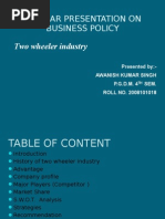 Download TWO WHEELER PPT by awanish_singh2007 SN32459289 doc pdf