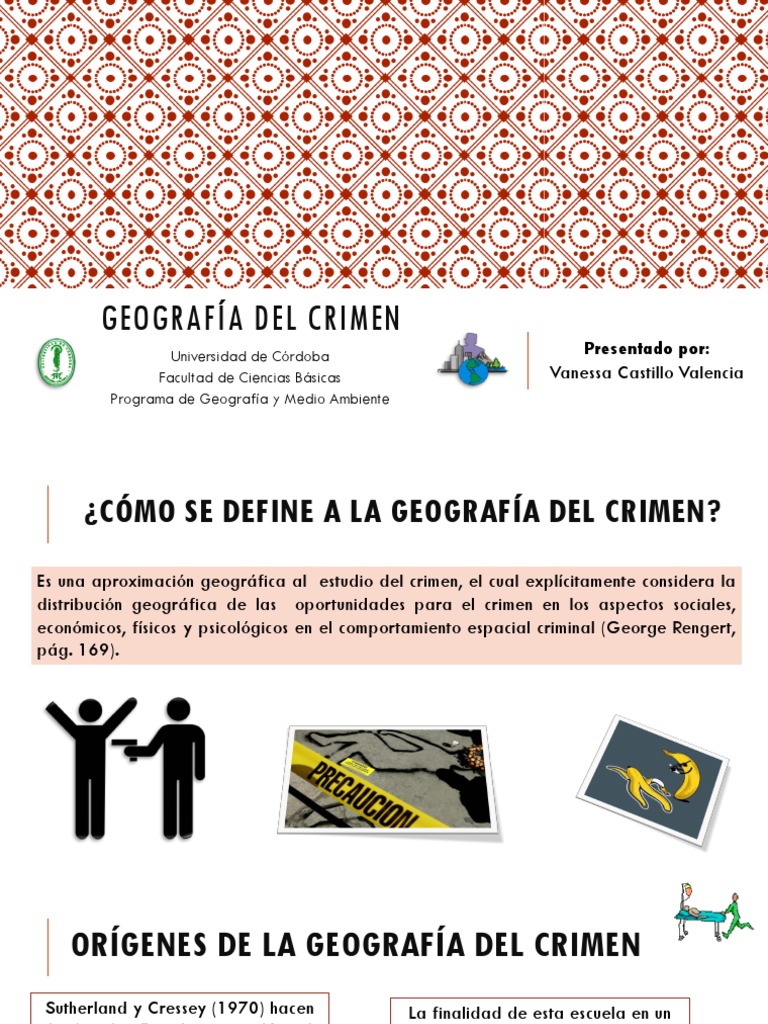 Geografía del Crimen y Análisis Criminal | PDF | Criminología | Geografía