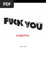 FUCK YOU BRUSSELS! Press Pack - Web Release