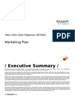 Marketing Plan Makanan Betawi