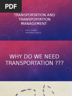 Introduction to Transportation Management | PDF | Transport | Logistics