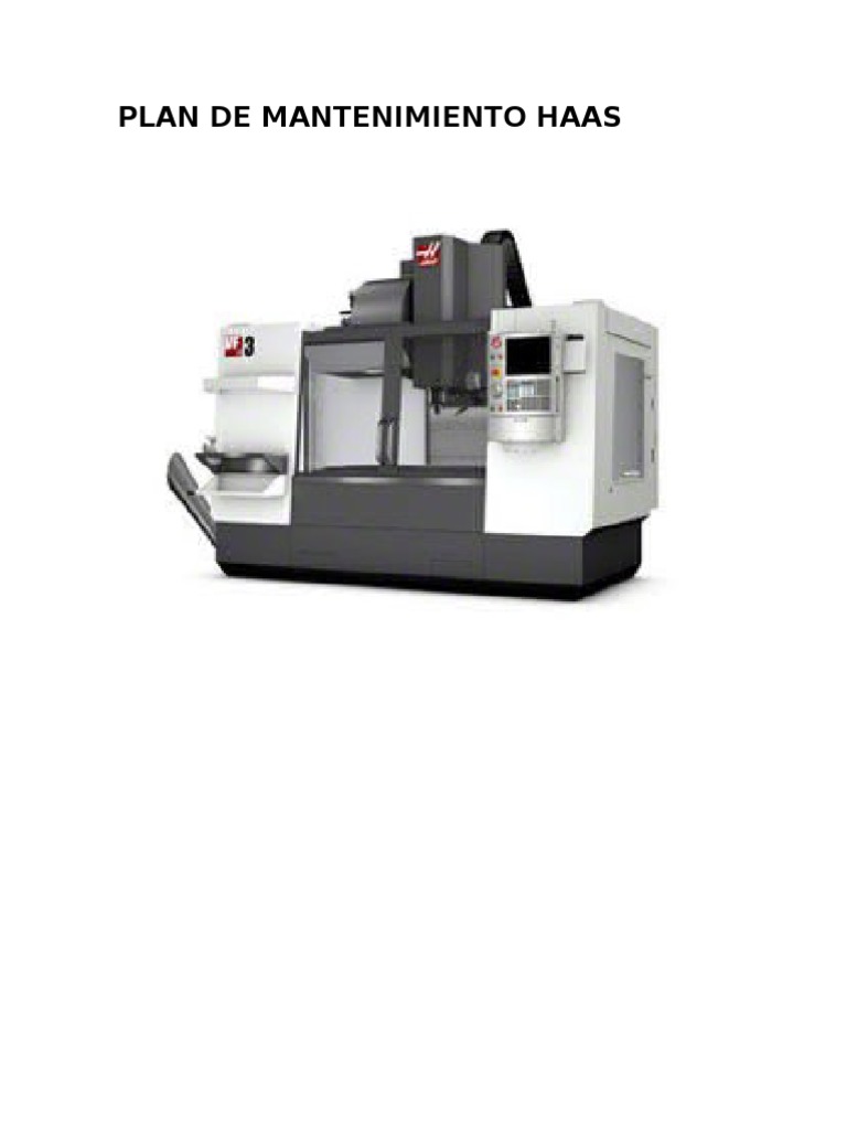 Manual Haas Pdf Mecanizado Bomba
