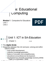 Ace: Educational Computing: Module 1: Computers For Educators