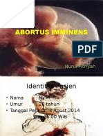 ABORTUS IMMINENS