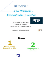 20131218113347_Seminario. Minería en Chile. Pilar Del Desarrollo, Competitividad y Desafíos. Alvaro Merino. Sonami