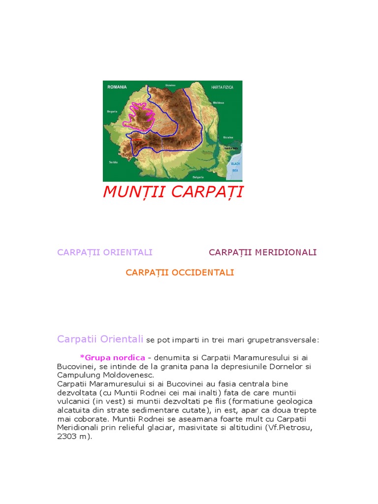 MunÅ£ii CarpaÅ£i LecÅ£ie