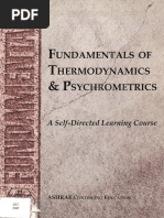 ASHRAE Fundamentals of Thermodynamics and Psychrometrics