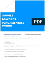 Google Adwords Fundamentals Exam by AdCerts