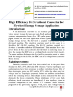 High Efficiency Bi-Directional Converter For Flywheel Energy Storage Application PDF
