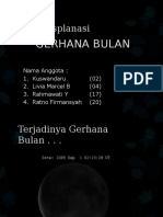 Power Point Teks Eksplanasi GERHANA BULAN