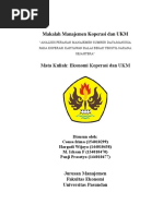 Download ANALISIS PERANAN MANAJEMEN SUMBER DAYA MANUSIA PADA KOPERASI KARYAWAN BALAI BESAR TEKSTIL SARANA SEJAHTERA by Ichsan Firmansyah SN324621804 doc pdf