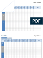 Project Schedule