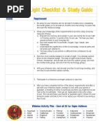 Arrow of Light Checklist and Study Guide
