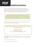 Discrete Probability Distributions