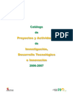 Catalogo Proyectos ITACYL 06 07