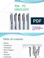 5 Pen PC Technology: Presented By: S. Moogambigai Dept of IT