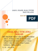 Bab 2. Hasil Kali Titik Dan Silang