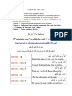 Column 1 Sequential Verse Numbers (Red)