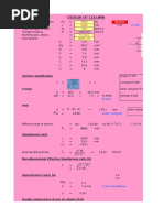 Design of Column: Section Classification