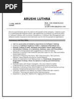 Arushi Luthra 4+year Exp Software Tester