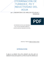 Informe de Laboratorio de Analisis de Agua y Desague