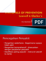 Five Levels of Prevention