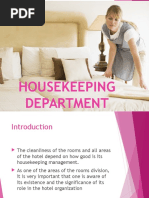 Module 4 HOUSE KEEPING Report | PDF | Housekeeping | Linens
