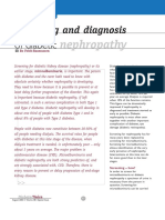 Screening and Diagnosis: of Diabetic