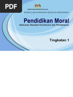 Contoh Rancangan Pengajaran Harian pendidikan moral Kssm