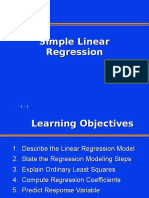 Simple Linear Regression